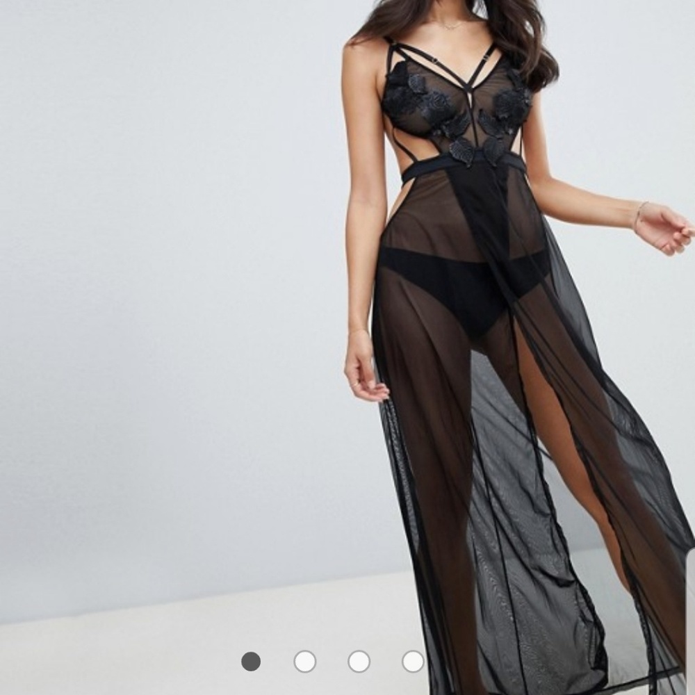 Black Chemise Lingerie